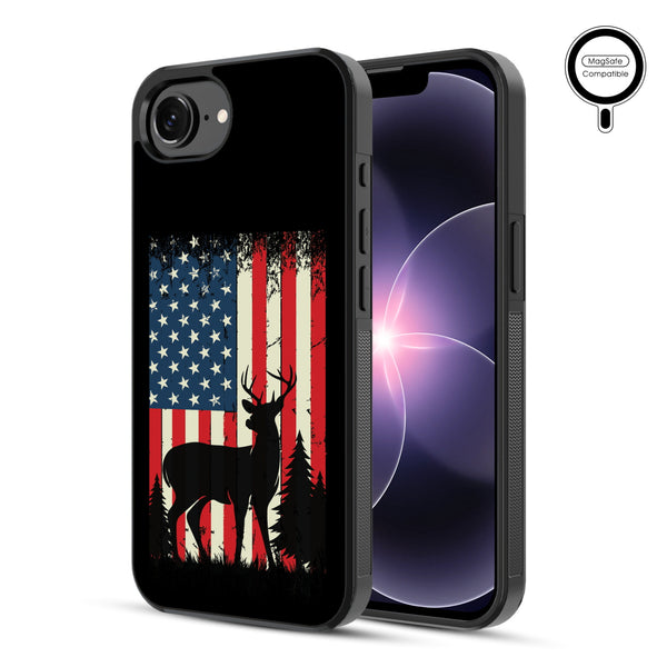 MyBat Phone case w/ MagSafe prints for Apple iPhone 17e / 16e – Stars, Stripes and Stags - MIP17ECSLESMSM319-1.JPG