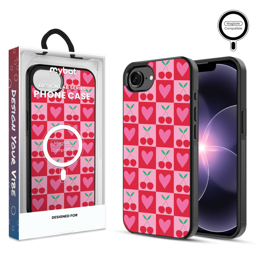 MyBat Phone case w/ MagSafe prints for Apple iPhone 17e / 16e – Cherry Hearts - MIP17ECSLESMSM334.JPG