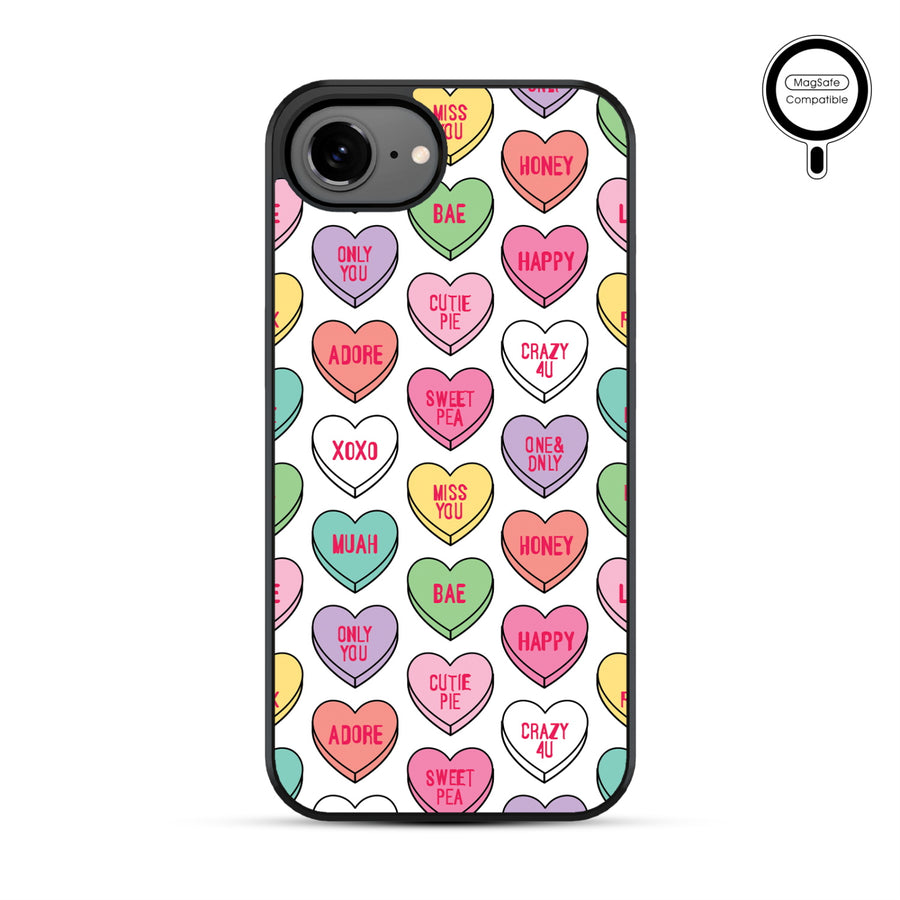 MyBat Phone case w/ MagSafe prints for Apple iPhone 17e / 16e – Sweet Hearts - MIP17ECSLESMSM337-2.JPG