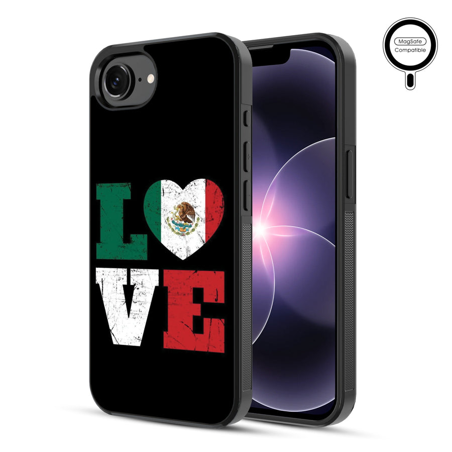 MyBat Phone case w/ MagSafe prints for Apple iPhone 17e / 16e – Love 4 Mexico - MIP17ECSLESMSM347-1.JPG