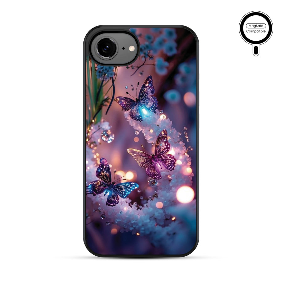 MyBat Phone case w/ MagSafe prints for Apple iPhone 17e / 16e – Magical Butterflies - MIP17ECSLESMSM349-2.JPG