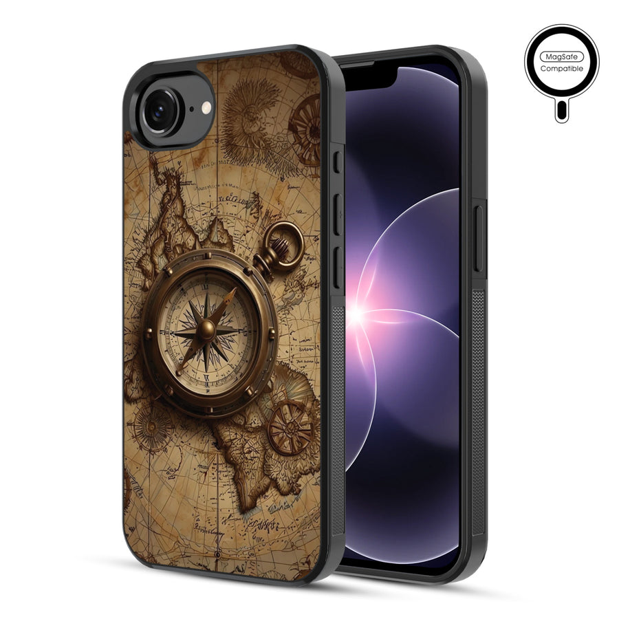 MyBat Phone case w/ MagSafe prints for Apple iPhone 17e / 16e – Compass - MIP17ECSLESMSM378-1.JPG