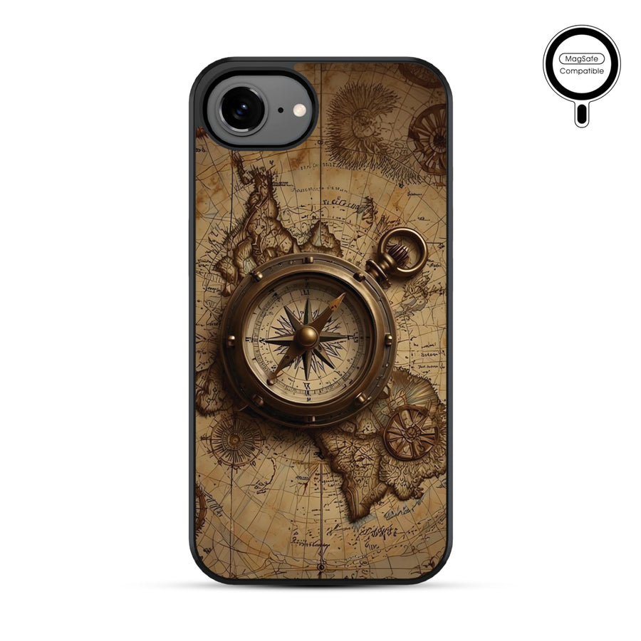 MyBat Phone case w/ MagSafe prints for Apple iPhone 17e / 16e – Compass - MIP17ECSLESMSM378-2.JPG
