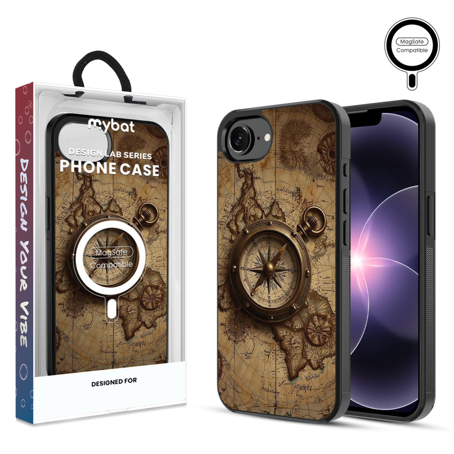 MyBat Phone case w/ MagSafe prints for Apple iPhone 17e / 16e – Compass - MIP17ECSLESMSM378.JPG