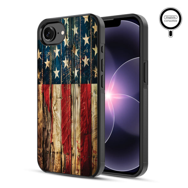 MyBat Phone case w/ MagSafe prints for Apple iPhone 17e / 16e – US Painted Flag - MIP17ECSLESMSM381-1.JPG