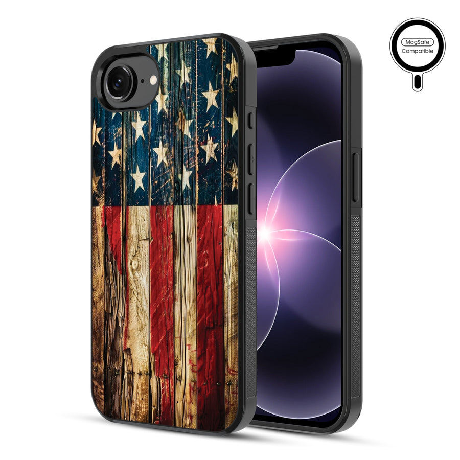 MyBat Phone case w/ MagSafe prints for Apple iPhone 17e / 16e – US Painted Flag - MIP17ECSLESMSM381-1.JPG