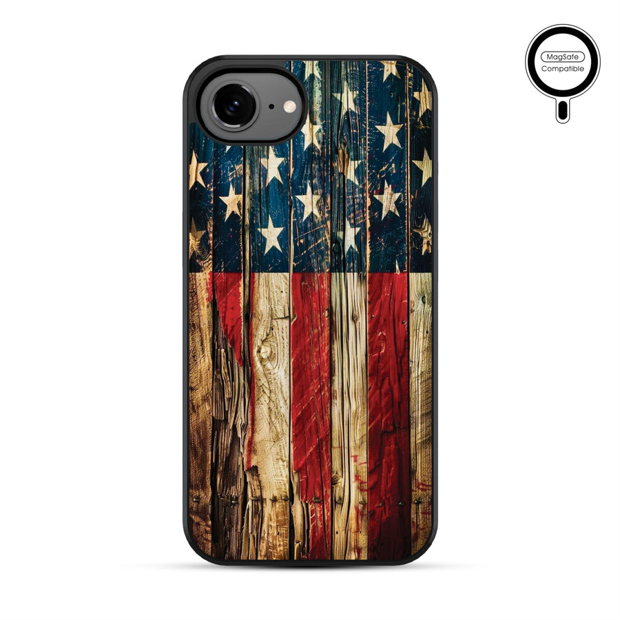 MyBat Phone case w/ MagSafe prints for Apple iPhone 17e / 16e – US Painted Flag - MIP17ECSLESMSM381-2.JPG