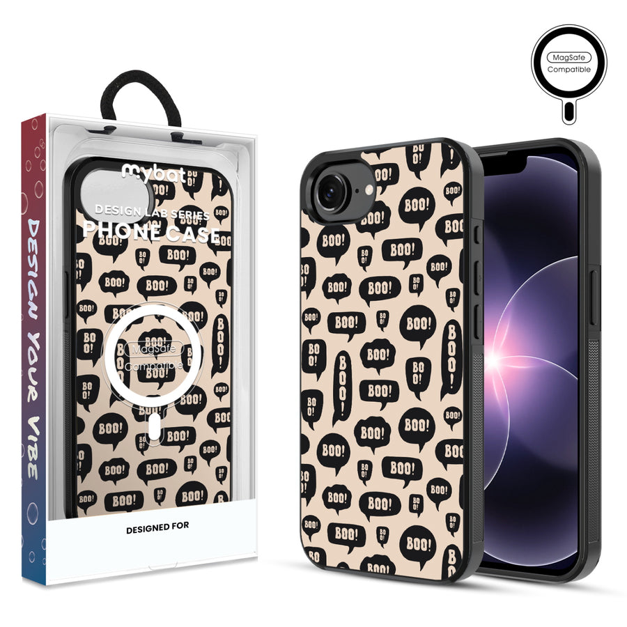 MyBat Phone case w/ MagSafe prints for Apple iPhone 17e / 16e – Text Me Boo - MIP17ECSLESMSM414.JPG