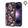 MyBat Phone case w/ MagSafe prints for Apple iPhone 17e / 16e – Sugar Rose Skulls - MIP17ECSLESMSM418-1.JPG