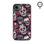 MyBat Phone case w/ MagSafe prints for Apple iPhone 17e / 16e – Sugar Rose Skulls - MIP17ECSLESMSM418-2.JPG
