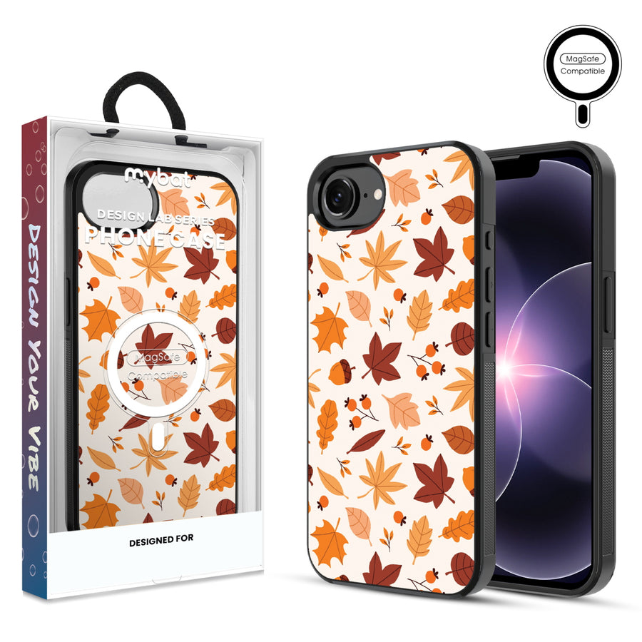 MyBat Phone case w/ MagSafe prints for Apple iPhone 17e / 16e – Falling Leaves - MIP17ECSLESMSM424.JPG