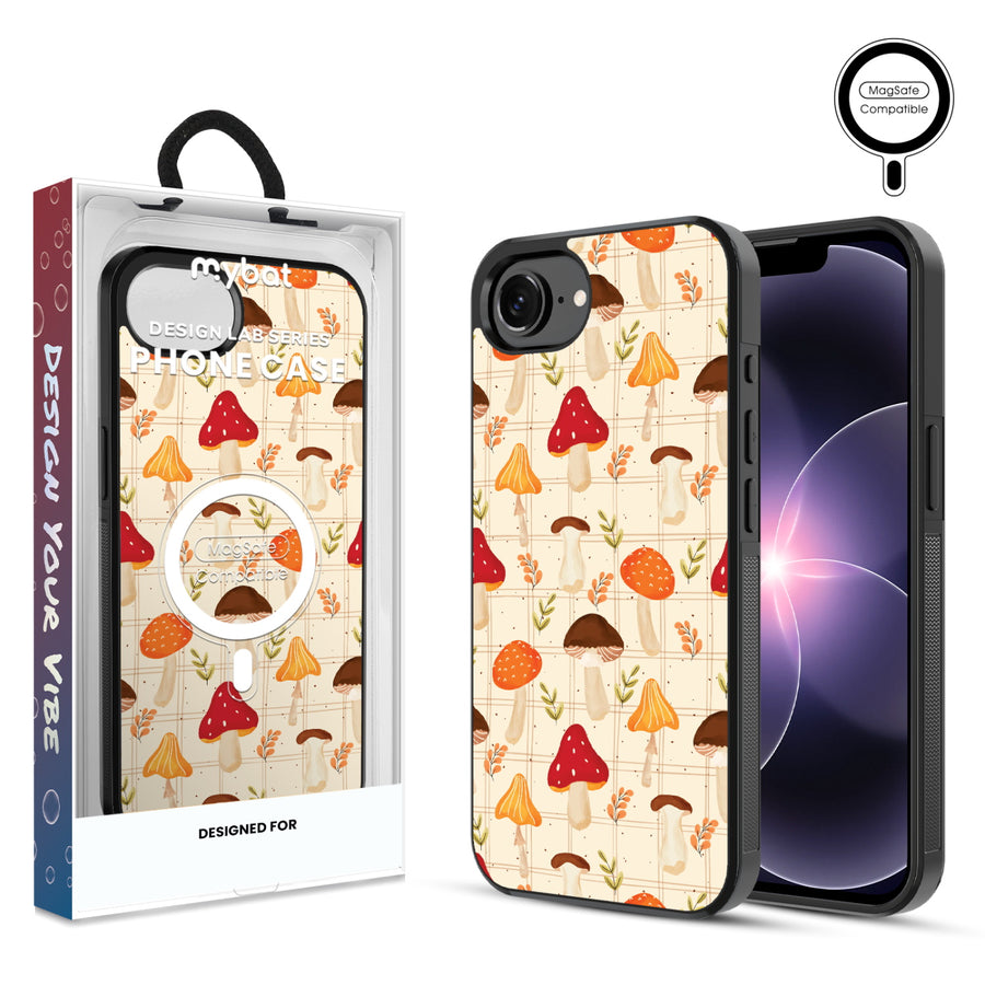 MyBat Phone case w/ MagSafe prints for Apple iPhone 17e / 16e – Mushroom Patch - MIP17ECSLESMSM426.JPG