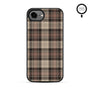 MyBat Phone case w/ MagSafe prints for Apple iPhone 17e / 16e – Mocha Flannel - MIP17ECSLESMSM431-2.JPG