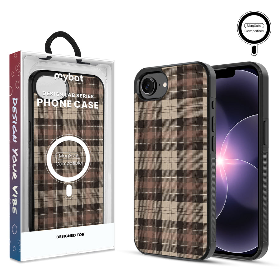 MyBat Phone case w/ MagSafe prints for Apple iPhone 17e / 16e – Mocha Flannel - MIP17ECSLESMSM431.JPG