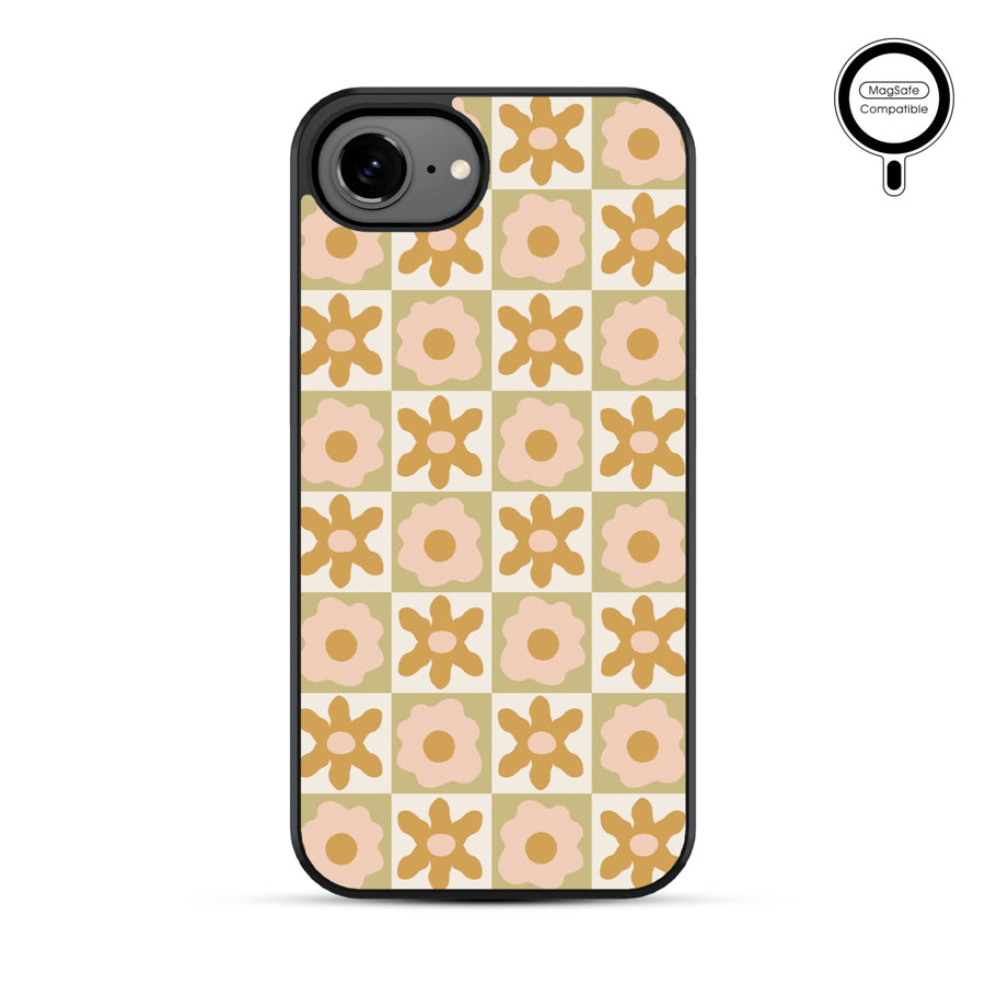 MyBat Phone case w/ MagSafe prints for Apple iPhone 17e / 16e – Flower Grid - MIP17ECSLESMSM441-2.JPG