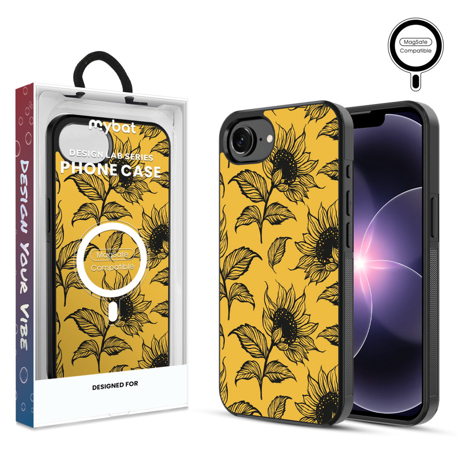 MyBat Phone case w/ MagSafe prints for Apple iPhone 17e / 16e – Golden Sunflowers - MIP17ECSLESMSM444.JPG