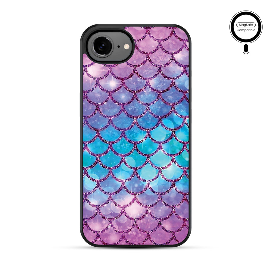 MyBat Phone case w/ MagSafe prints for Apple iPhone 17e / 16e – Mermaid Scales - MIP17ECSLESMSM458-2.JPG