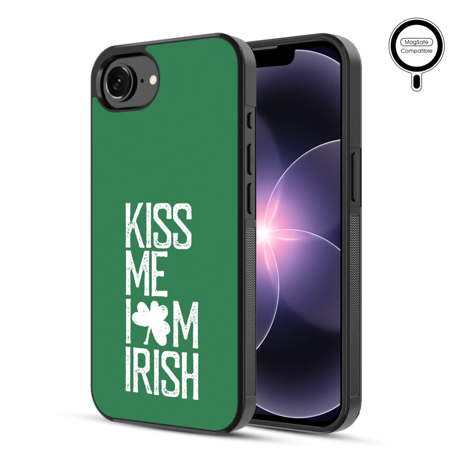 MyBat Phone case w/ MagSafe prints for Apple iPhone 17e / 16e – Kiss Me I'm Irish - MIP17ECSLESMSM465-1.JPG