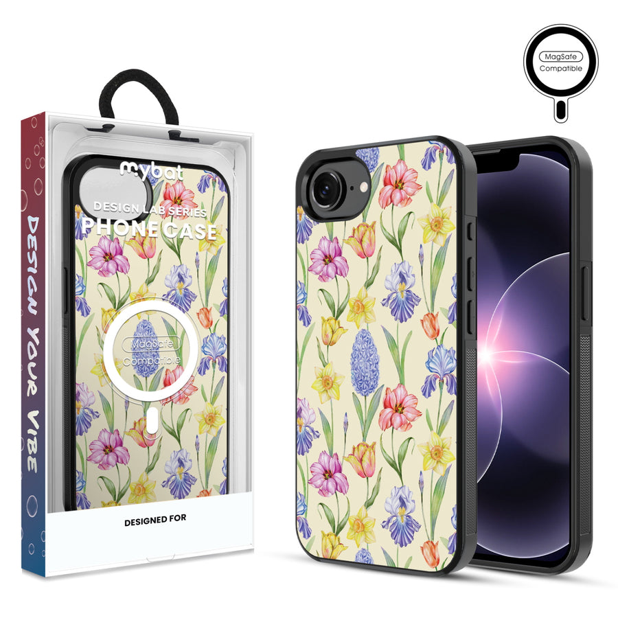 MyBat Phone case w/ MagSafe prints for Apple iPhone 17e / 16e – Spring Has Sprung - MIP17ECSLESMSM467.JPG