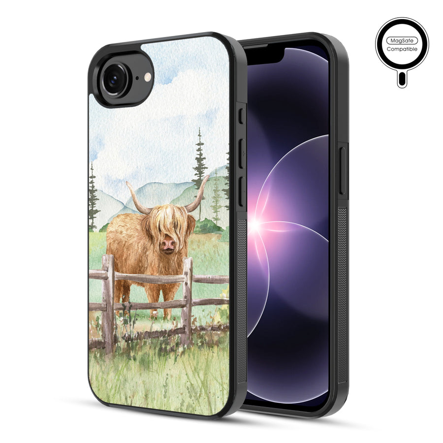 MyBat Phone case w/ MagSafe prints for Apple iPhone 17e / 16e – Highland Cow - MIP17ECSLESMSM470-1.JPG