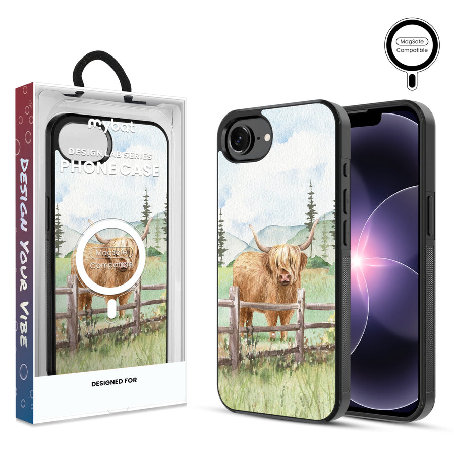 MyBat Phone case w/ MagSafe prints for Apple iPhone 17e / 16e – Highland Cow - MIP17ECSLESMSM470.JPG