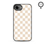 MyBat Phone case w/ MagSafe prints for Apple iPhone 17e / 16e – Tan Check - MIP17ECSLESMSM475-2.JPG