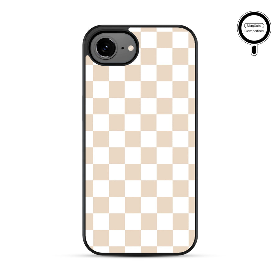 MyBat Phone case w/ MagSafe prints for Apple iPhone 17e / 16e – Tan Check - MIP17ECSLESMSM475-2.JPG