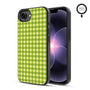 MyBat Phone case w/ MagSafe prints for Apple iPhone 17e / 16e – Green Gingham - MIP17ECSLESMSM476-1.JPG