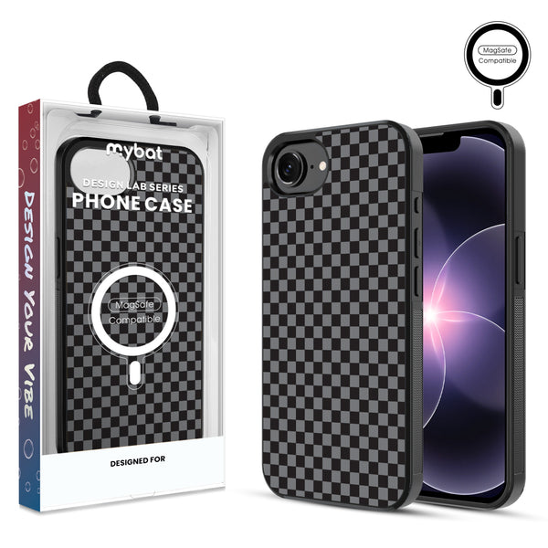 MyBat Phone case w/ MagSafe prints for Apple iPhone 17e / 16e – Tuxedo Check - MIP17ECSLESMSM477.JPG