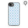 MyBat Phone case w/ MagSafe prints for Apple iPhone 17e / 16e – Sky Blue Check - MIP17ECSLESMSM478-2.JPG