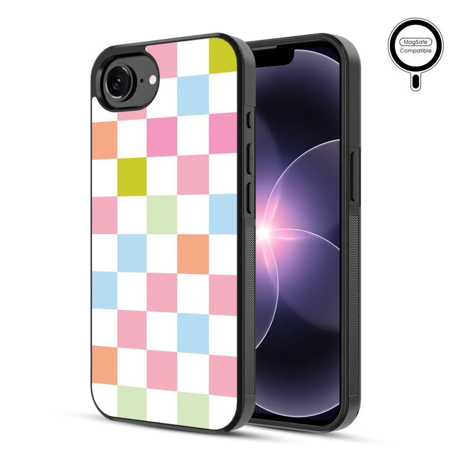 MyBat Phone case w/ MagSafe prints for Apple iPhone 17e / 16e – Pastel Check - MIP17ECSLESMSM480-1.JPG