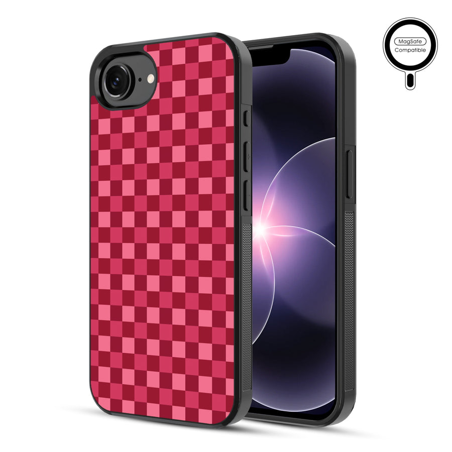 MyBat Phone case w/ MagSafe prints for Apple iPhone 17e / 16e – Raspberry Check - MIP17ECSLESMSM481-1.JPG