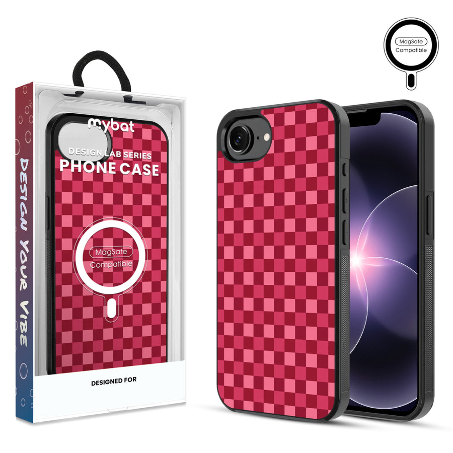MyBat Phone case w/ MagSafe prints for Apple iPhone 17e / 16e – Raspberry Check - MIP17ECSLESMSM481.JPG