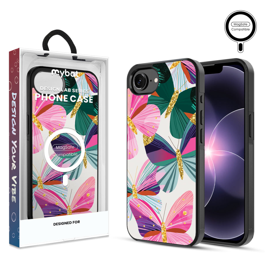 MyBat Phone case w/ MagSafe prints for Apple iPhone 17e / 16e – Bright Flutter - MIP17ECSLESMSM489.JPG
