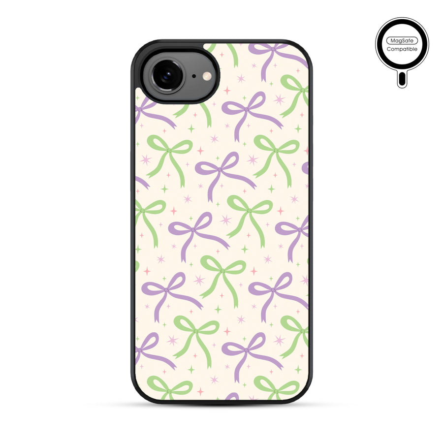 MyBat Phone case w/ MagSafe prints for Apple iPhone 17e / 16e – Blooming Bows - MIP17ECSLESMSM493-2.JPG