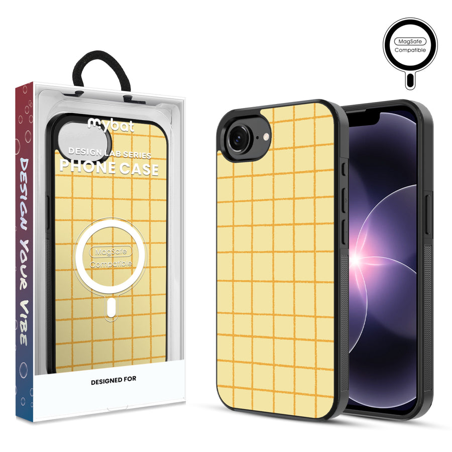 MyBat Phone case w/ MagSafe prints for Apple iPhone 17e / 16e – Butter Plaid - MIP17ECSLESMSM498.JPG