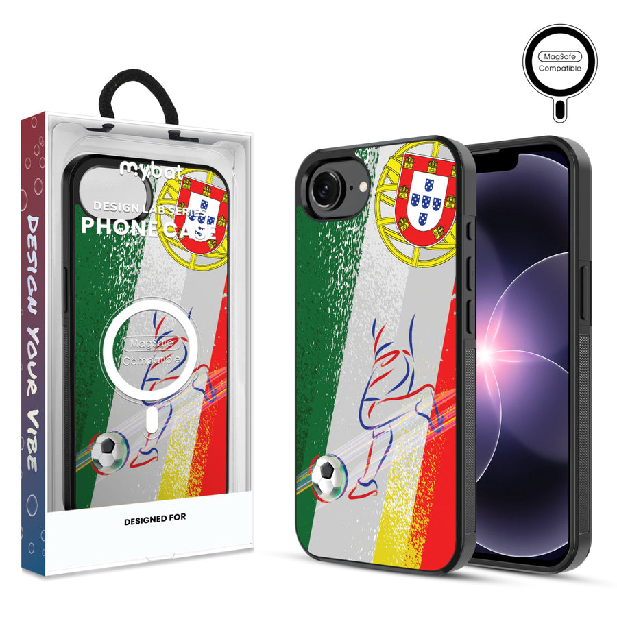 MyBat Phone case w/ MagSafe prints for Apple iPhone 17e / 16e – Portugal Soccer - MIP17ECSLESMSM514.JPG