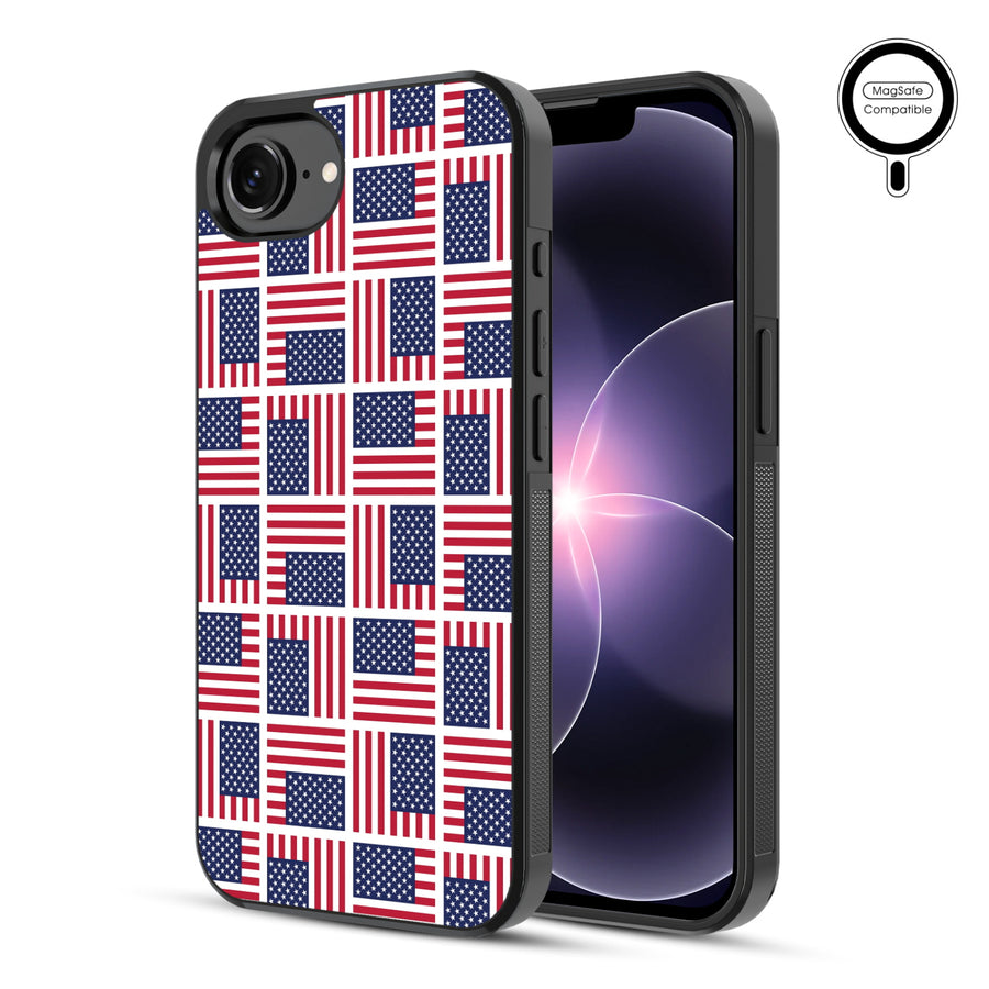 MyBat Phone case w/ MagSafe prints for Apple iPhone 17e / 16e – Flag Patchwork - MIP17ECSLESMSM519-1.JPG