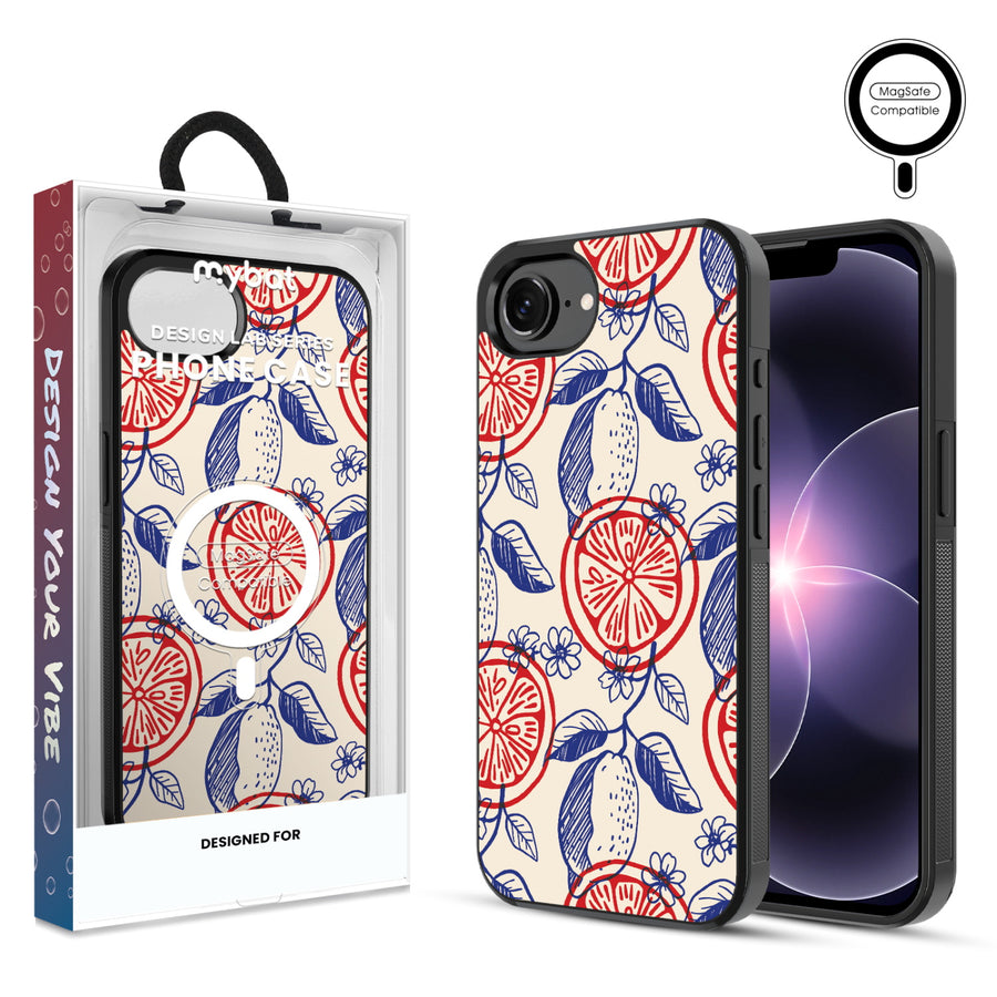 MyBat Phone case w/ MagSafe prints for Apple iPhone 17e / 16e – Summer Citrus - MIP17ECSLESMSM526.JPG