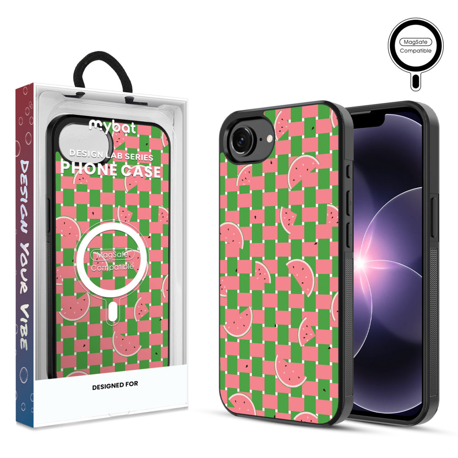 MyBat Design Lab Series MagSafe Case for Apple iPhone 17e / 16e – Watermelon Patch - MIP17ECSLESMSM533.JPG