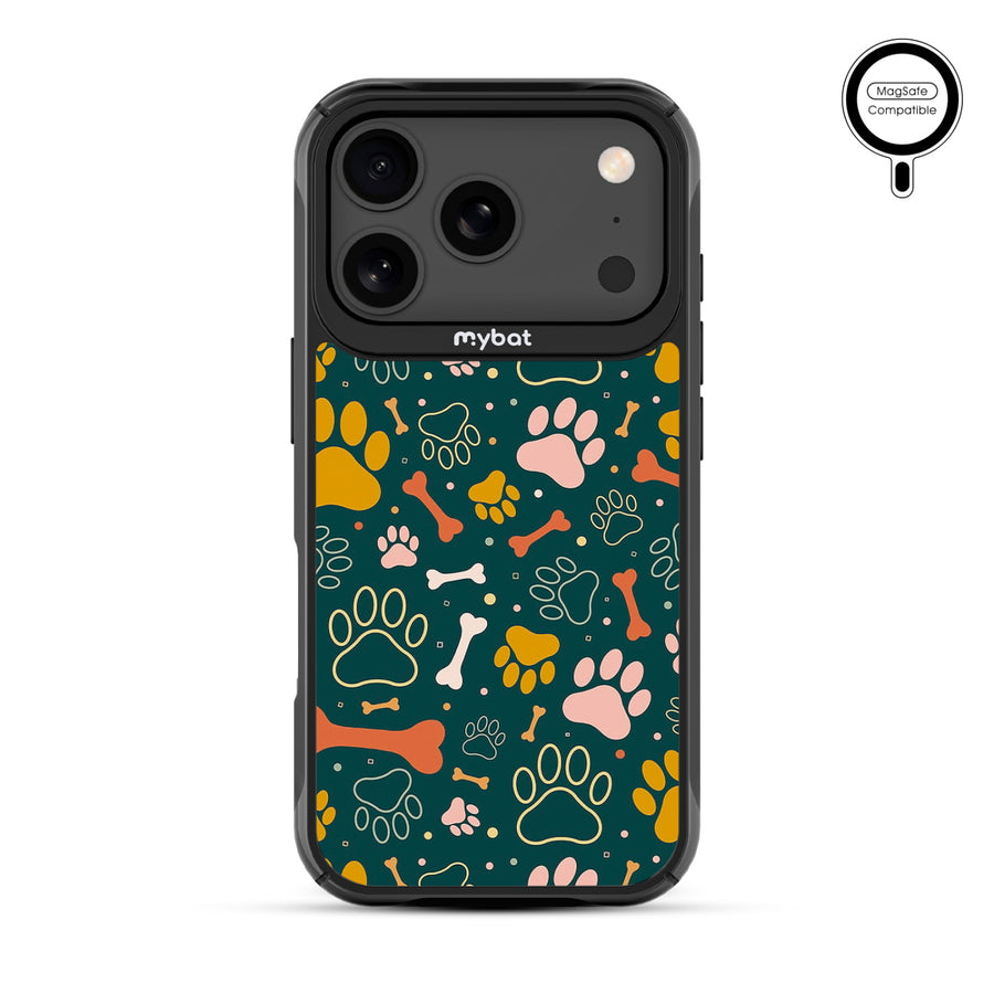 MyBat Design Lab Series MagSafe Case for Apple iPhone 17 Pro - Paw Prints & Bones - MIP17PCSLESMSMP003-3.jpg