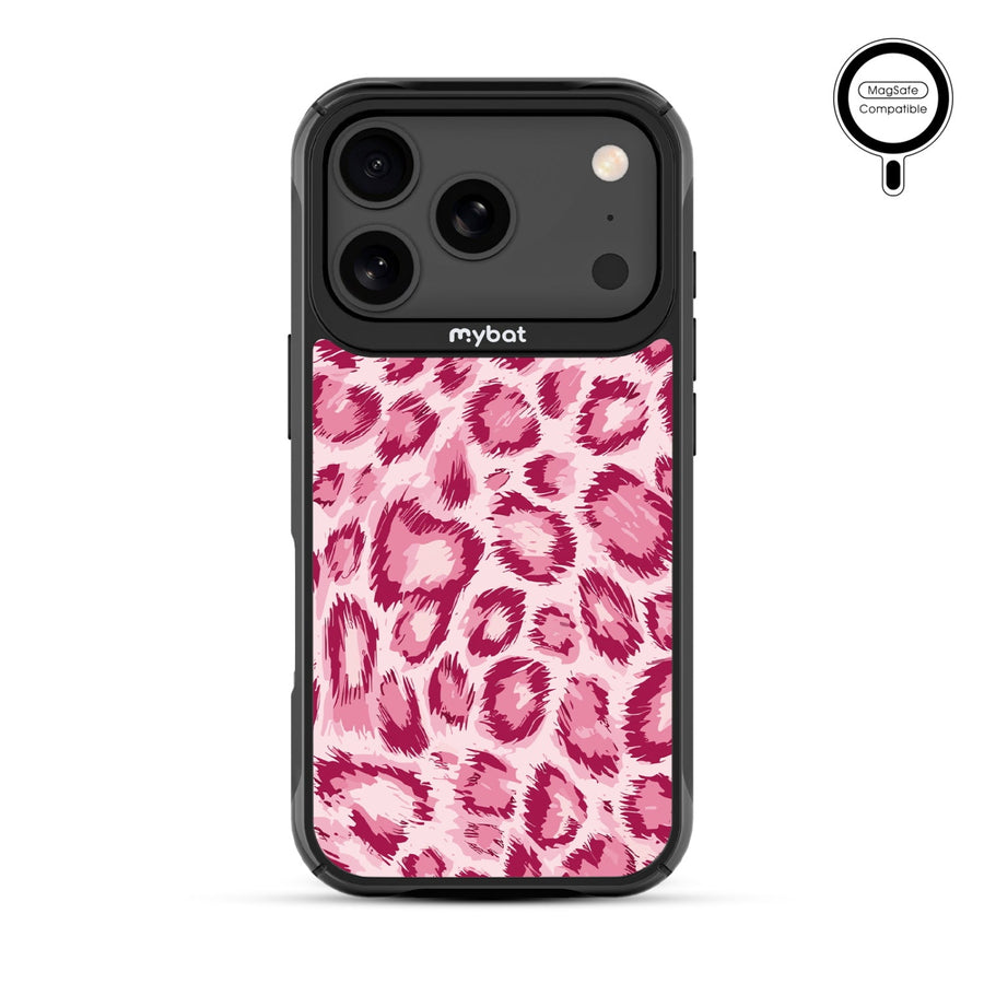 MyBat Design Lab Series MagSafe Case for Apple iPhone 17 Pro - Pink Leopard Print