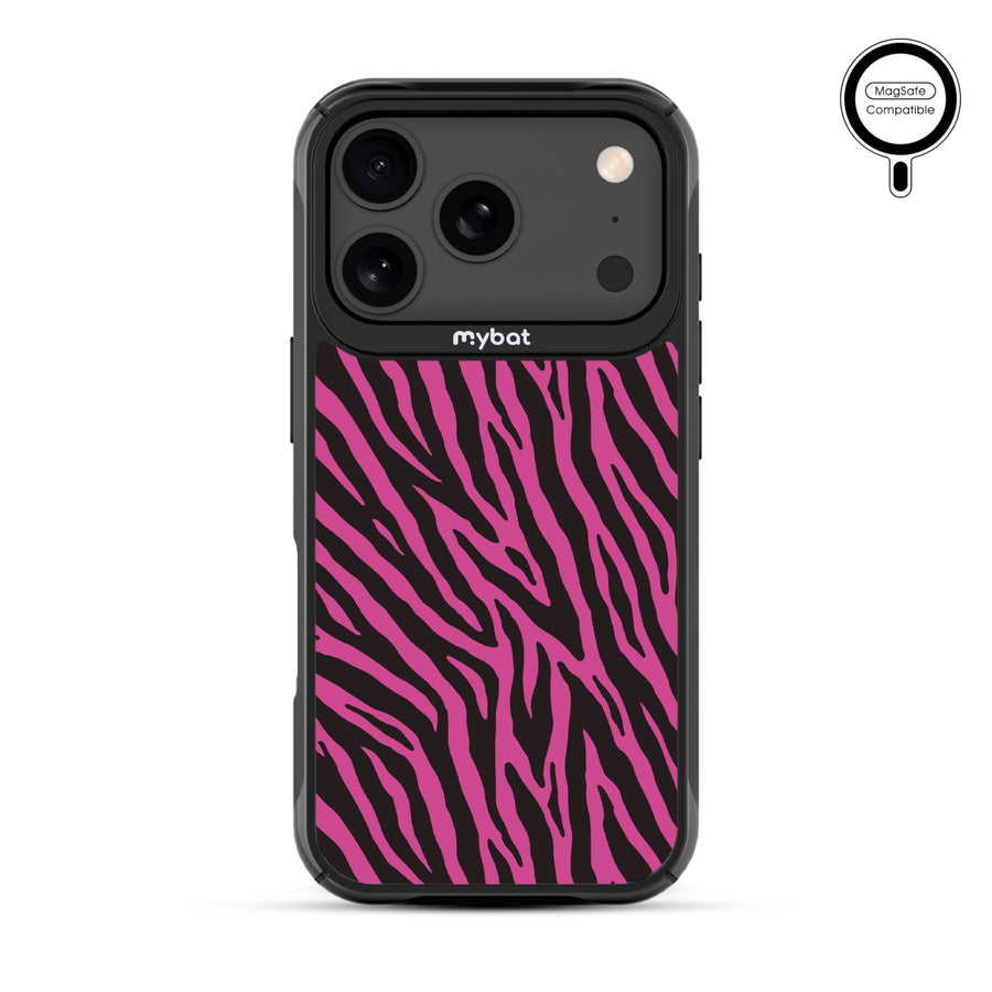MyBat Design Lab Series MagSafe Case for Apple iPhone 17 Pro - Pink Zebra Print - MIP17PCSLESMSMP010-3.jpg