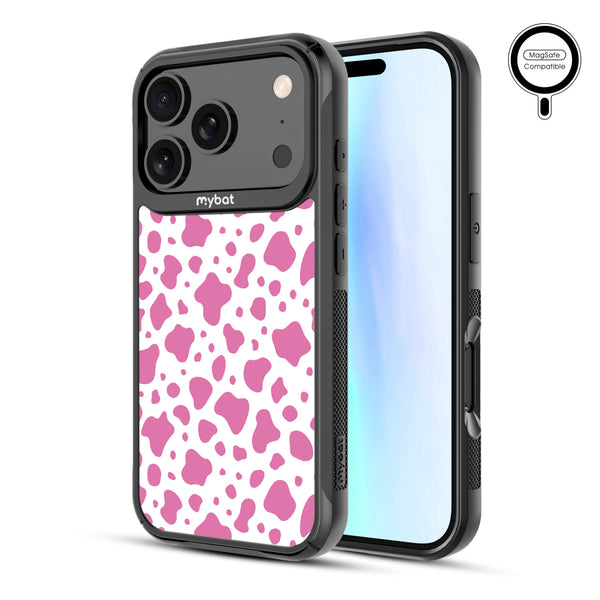 MyBat Design Lab Series MagSafe Case for Apple iPhone 17 Pro - Pink Cow Print - MIP17PCSLESMSMP015-2.jpg