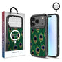 MyBat Design Lab Series MagSafe Case for Apple iPhone 17 Pro - Peacock Feathers