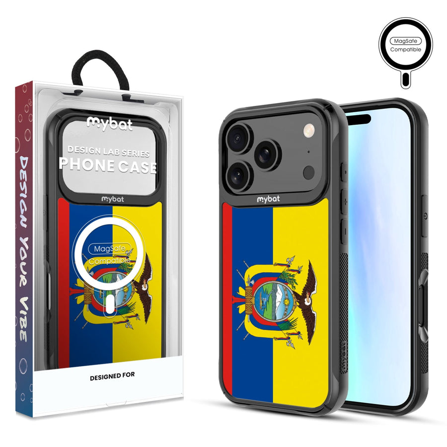 MyBat Design Lab Series MagSafe Case for Apple iPhone 17 Pro - Ecuadorean Flag
