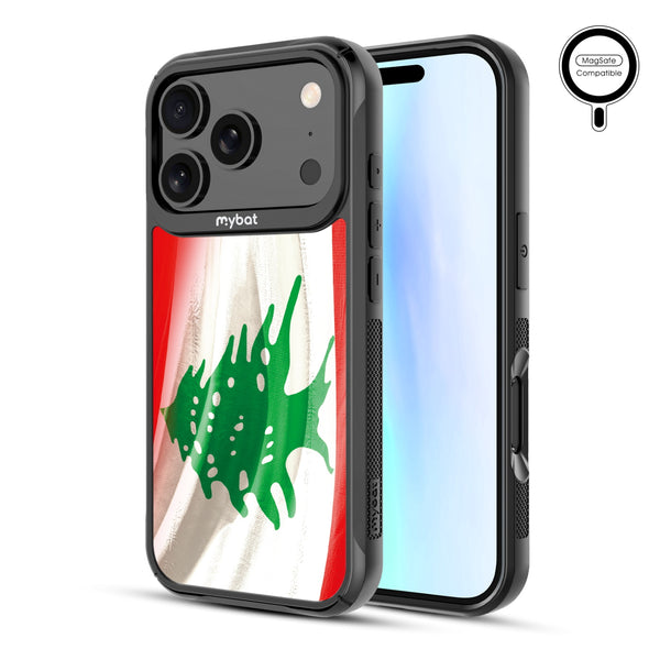 MyBat Design Lab Series MagSafe Case for Apple iPhone 17 Pro - Lebanese Flag - MIP17PCSLESMSMP033-2.jpg