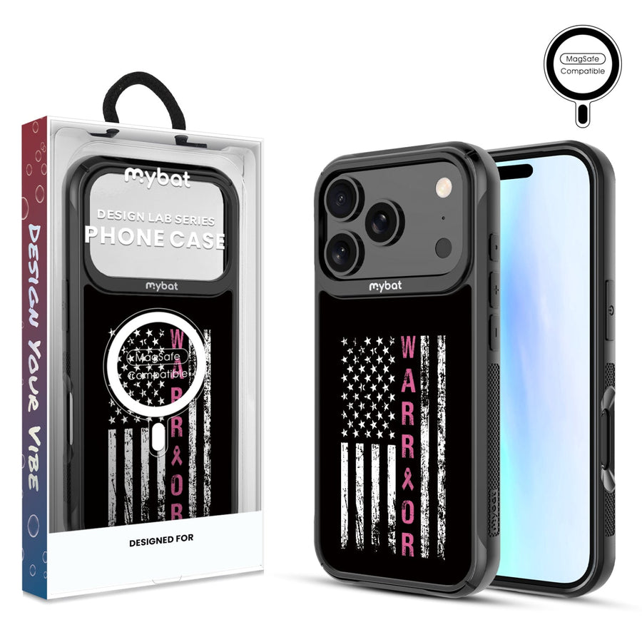 MyBat Design Lab Series MagSafe Case for Apple iPhone 17 Pro - Pink Ribbon