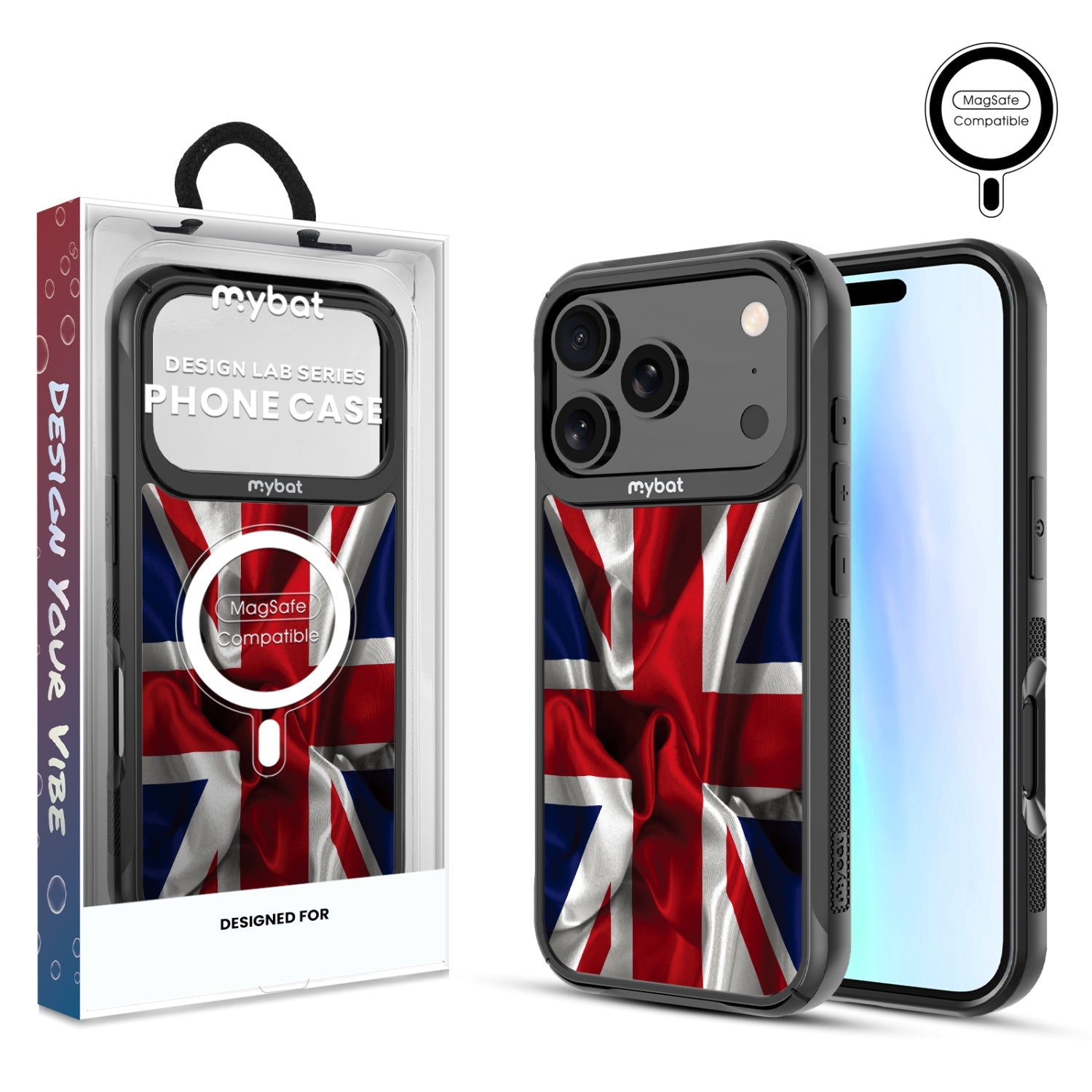 MyBat Design Lab Series MagSafe Case for Apple iPhone 17 Pro - British Flag