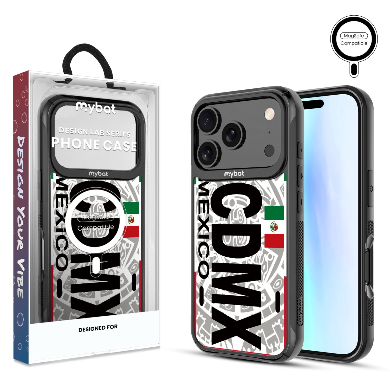 MyBat Design Lab Series MagSafe Case for Apple iPhone 17 Pro - CDMX Azteca